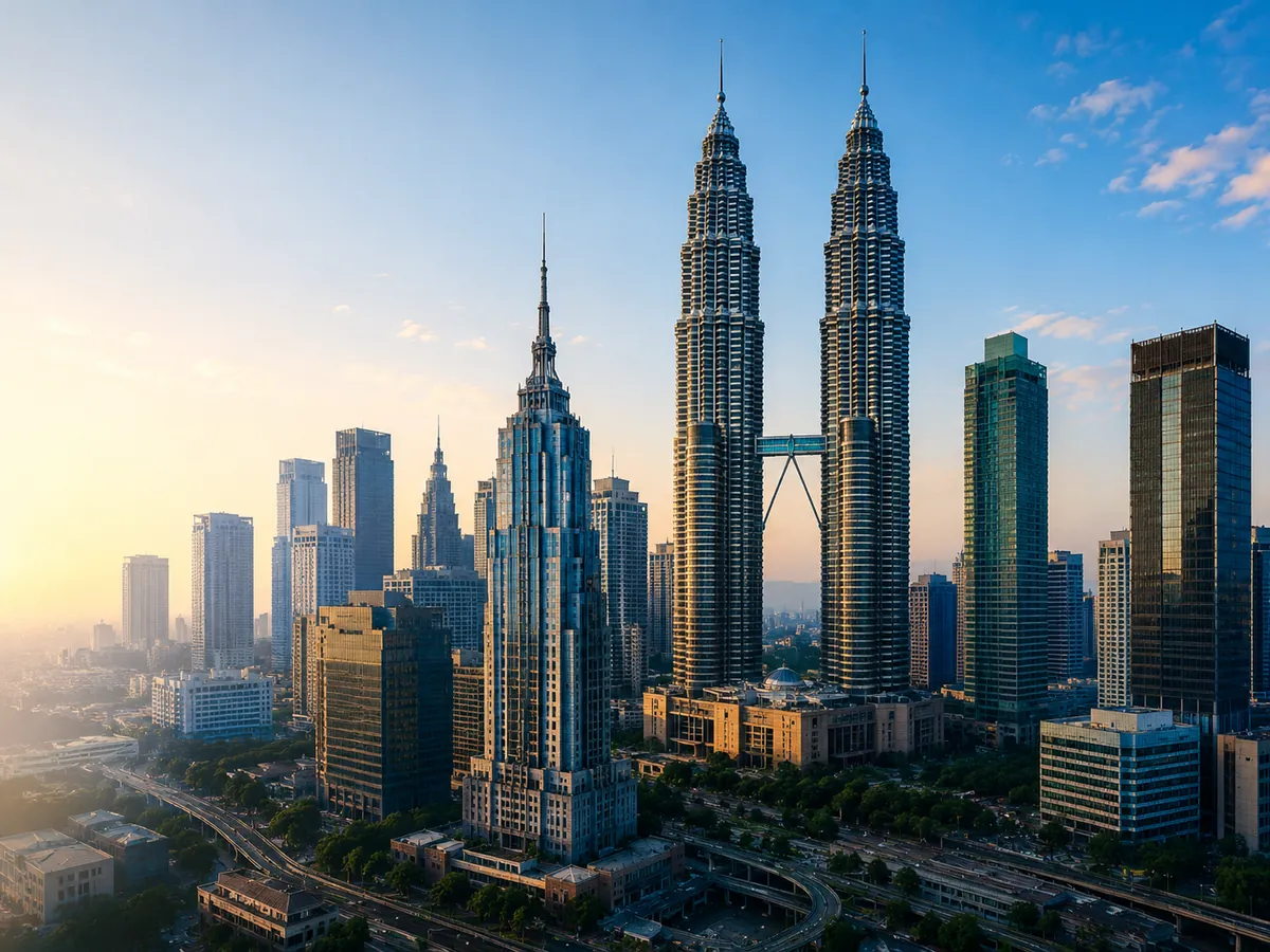 Kuala Lumpur city skyline